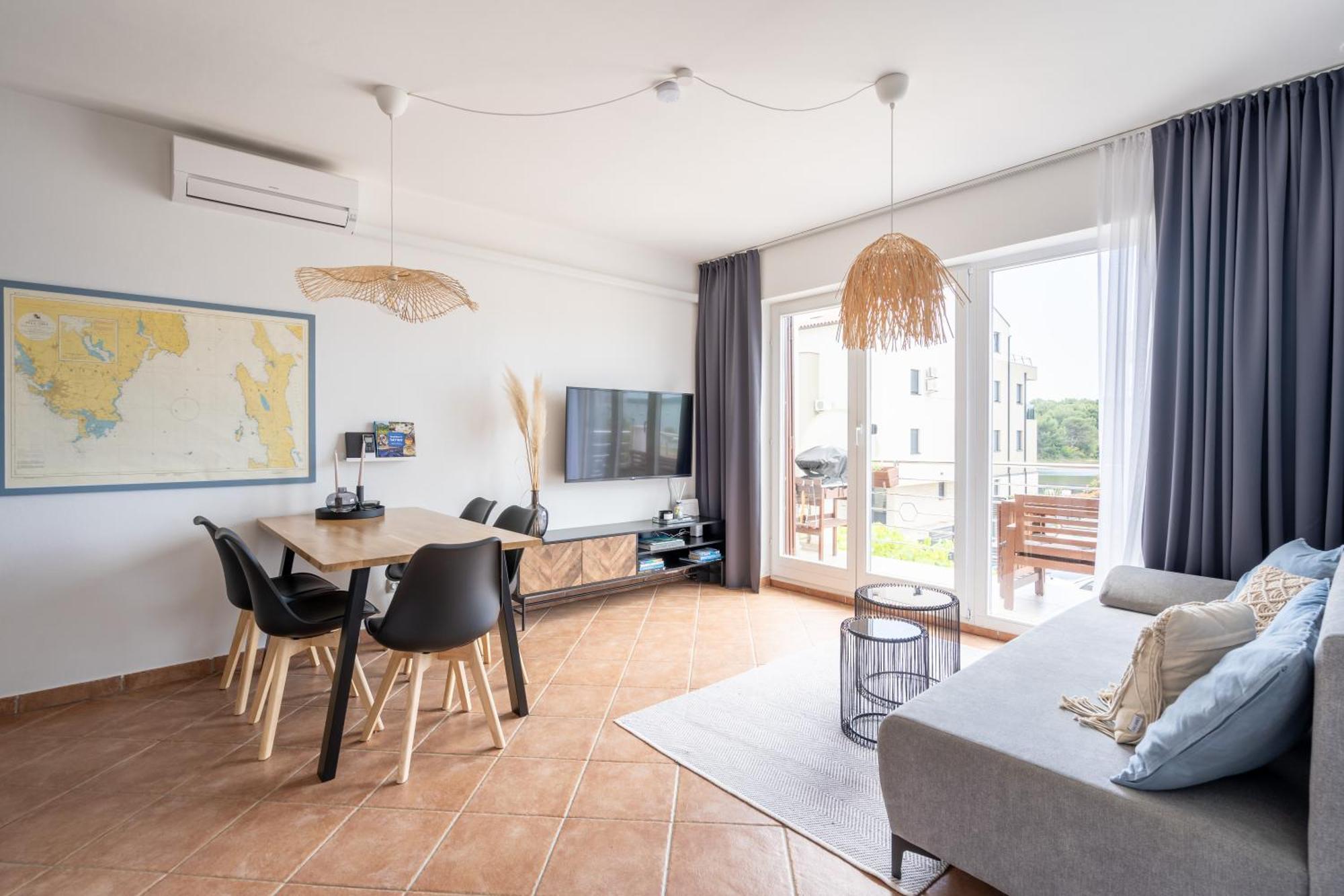 Apartman App Tulum-30m Zum Meer, Privatparkplatz, Balkon, 50'smarttv, Sat *