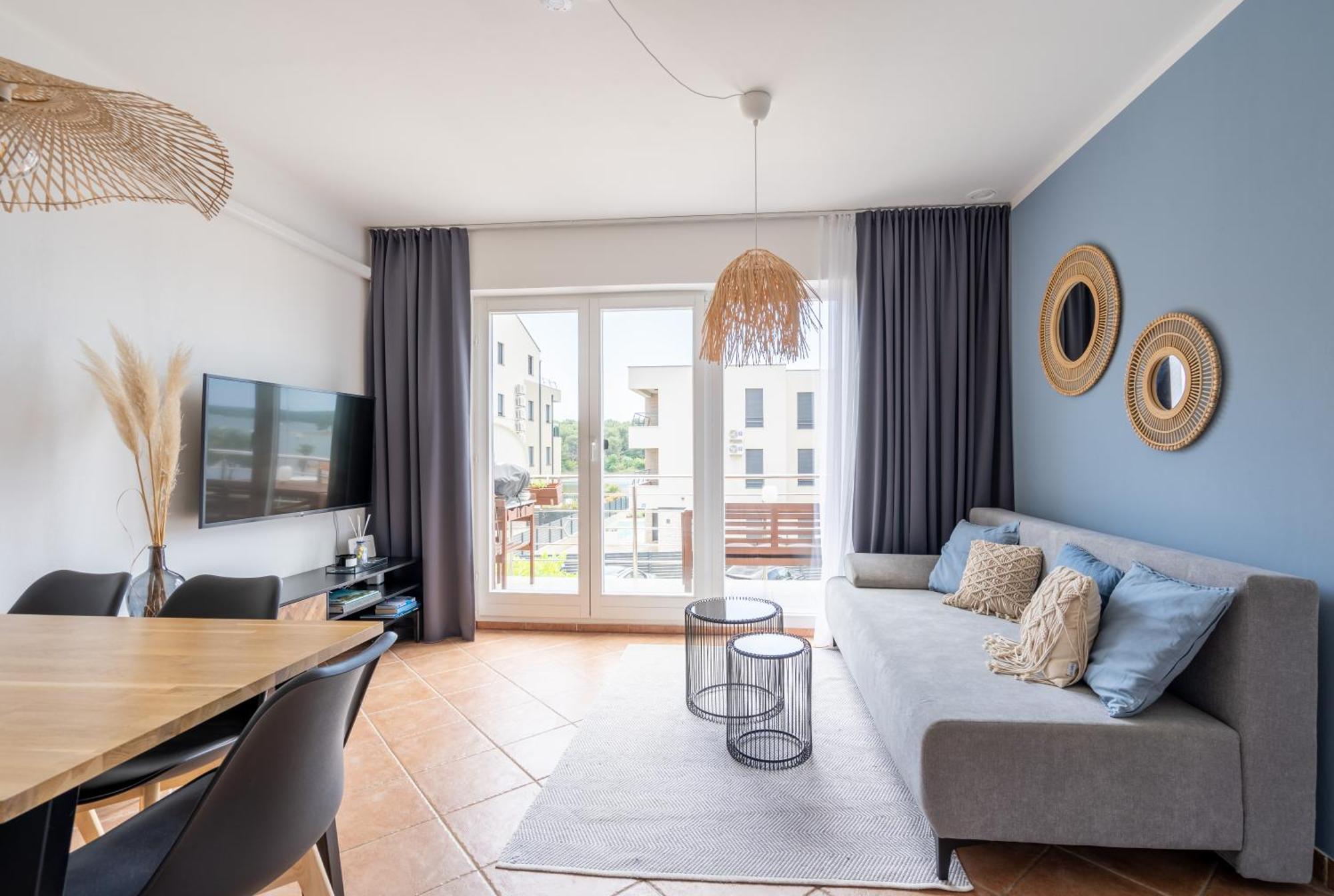 Apartman App Tulum-30m Zum Meer, Privatparkplatz, Balkon, 50'smarttv, Sat